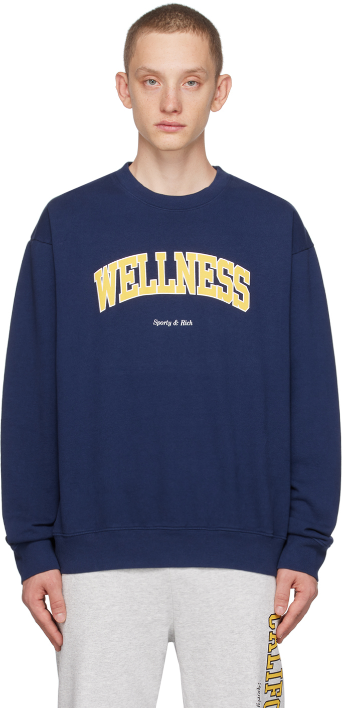 Navy 'Wellness' Ivy Sweatshirt