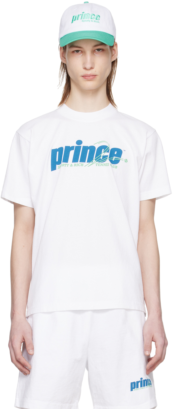 Sporty & Rich White Prince Edition Rebound T-Shirt