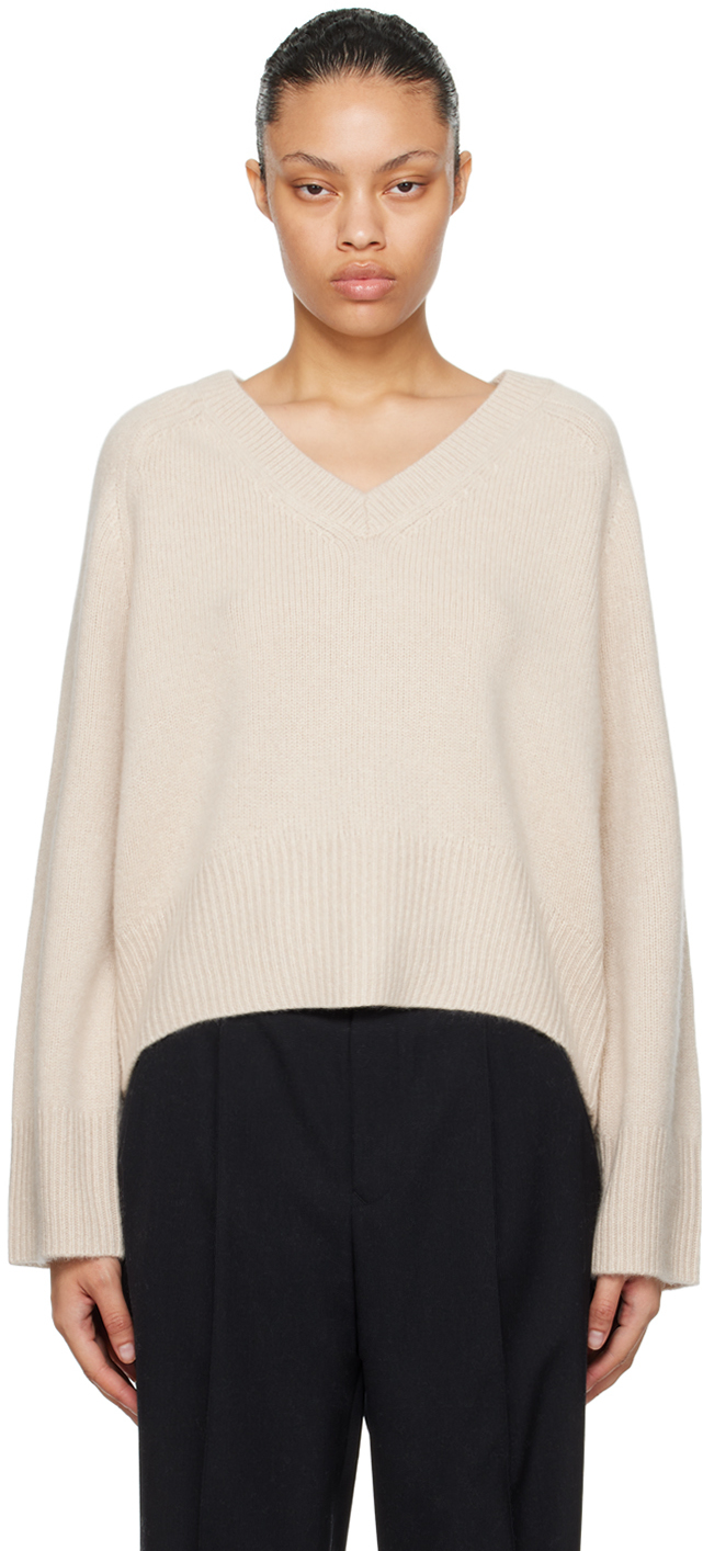 Arch4 Beige Angelsey Sweater In Bath Stone