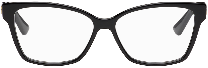 Gucci Black Rectangular Acetate Glasses