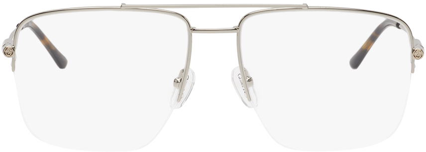 Gucci GG1415O 002 Glasses Silver