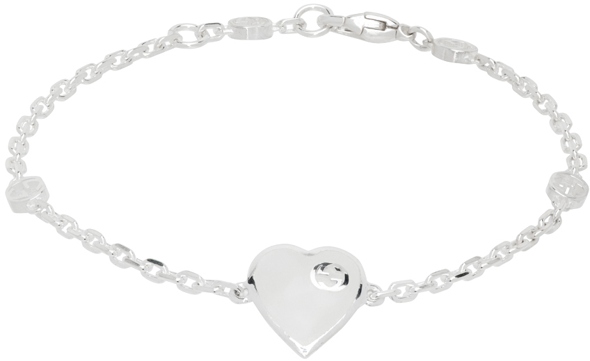 Gucci Heart bracelet with Interlocking G