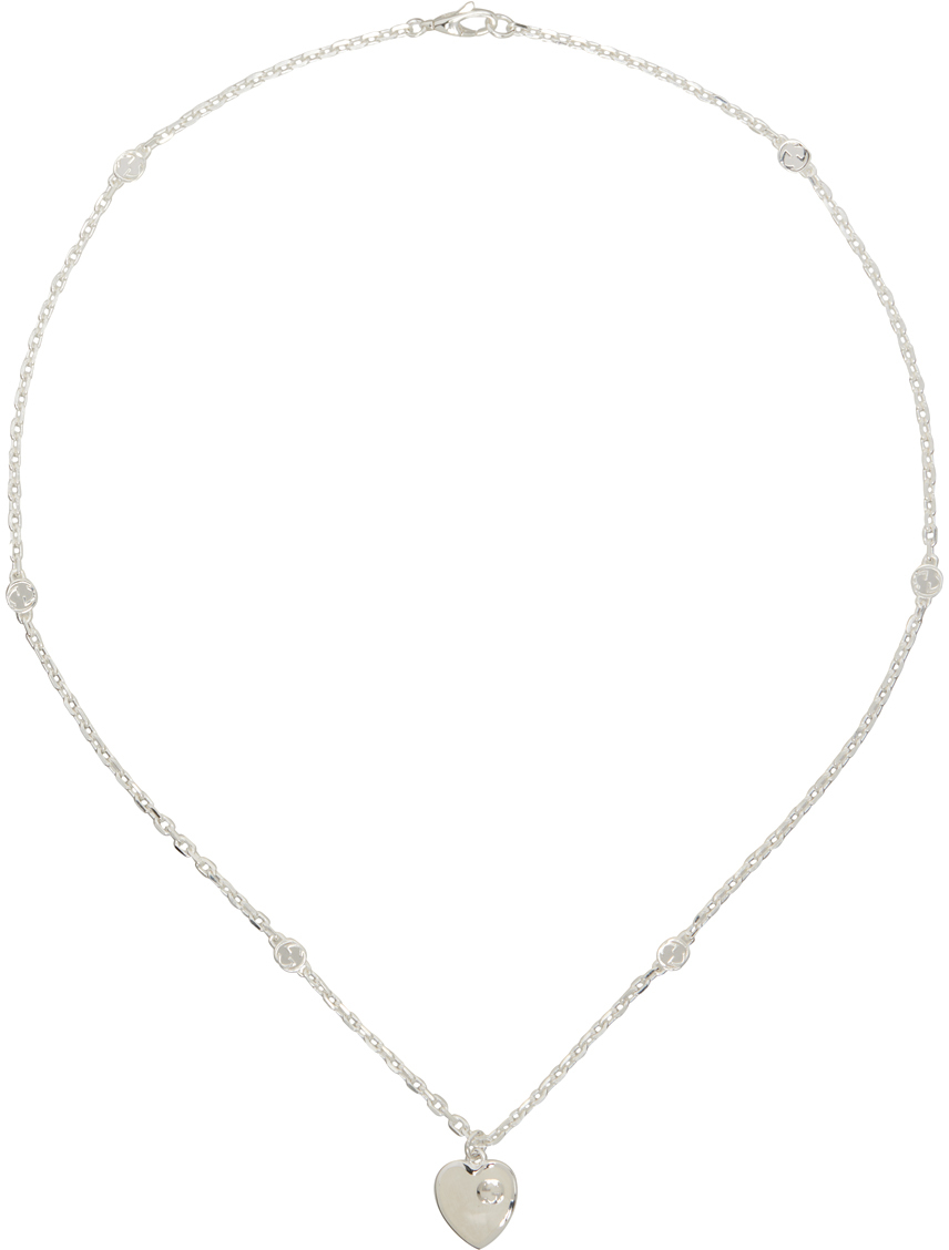 Silver GG-pendant sterling-silver necklace | Gucci | MATCHES UK