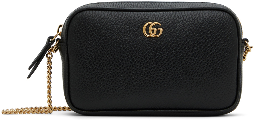 Gucci Blondie small shoulder bag in black leather | GUCCI® US