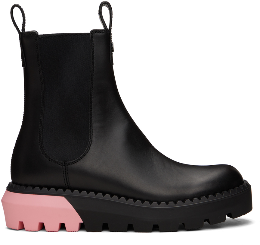 Gucci: Black Platform Boots | SSENSE
