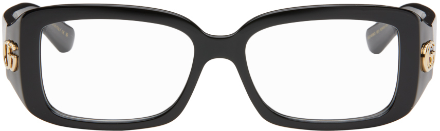 Black 'GG' Corner Glasses