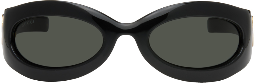 Black Oval Sunglasses