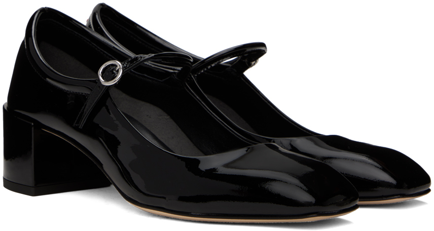 Aeyde Black Aline Heels In Black