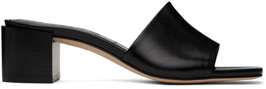 【関税込み】Aeyde ブラック Lissy ヒールサンダル Black Lissy Heeled Sandals by Aeyde on Sale
