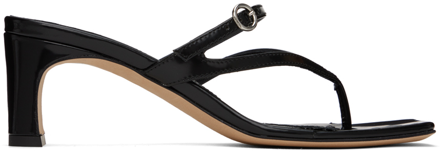 【関税込み】Aeyde ブラック Giselle ヒールサンダル Black Giselle Heeled Sandals by Aeyde on Sale