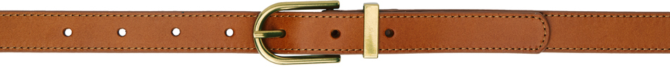 Frame Brown Simple Art Deco Belt In Natural
