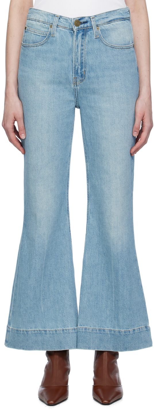 Blue 'The Extreme Flare Ankle' Jeans