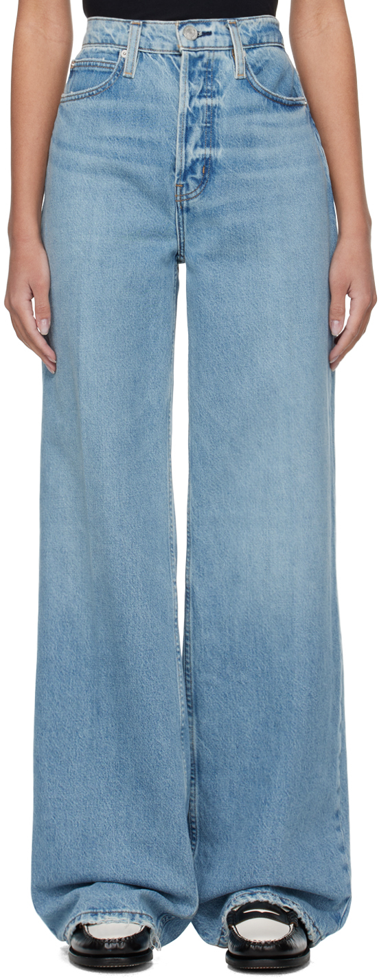 Blue 'The 1978' Jeans by FRAME on Sale