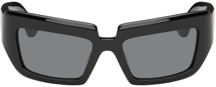 Port Tanger Black Niyyah Sunglasses In Black/black