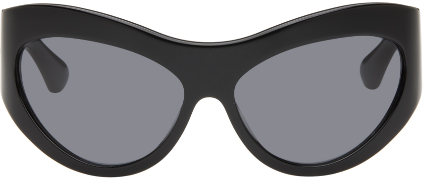 Port Tanger Black Darya Sunglasses In Black/black