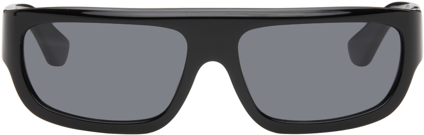 Port Tanger Black Bodi Sunglasses In Black/black