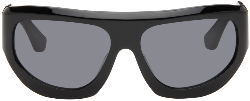 Port Tanger Black Dost Sunglasses In Black/black
