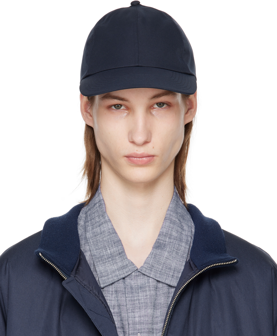 Navy 2L Gore-Tex Cap by nanamica on Sale