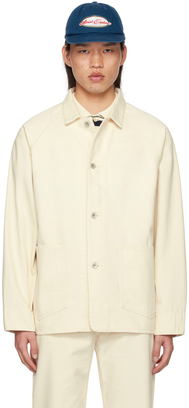 NANAMICA オフホワイト カバーオール デニムジャケット 日本製