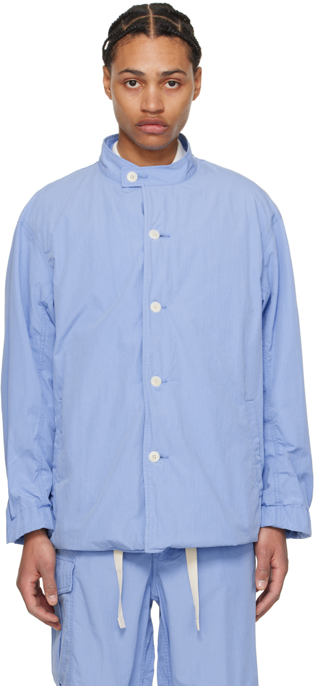 Blue Band Collar Jacket