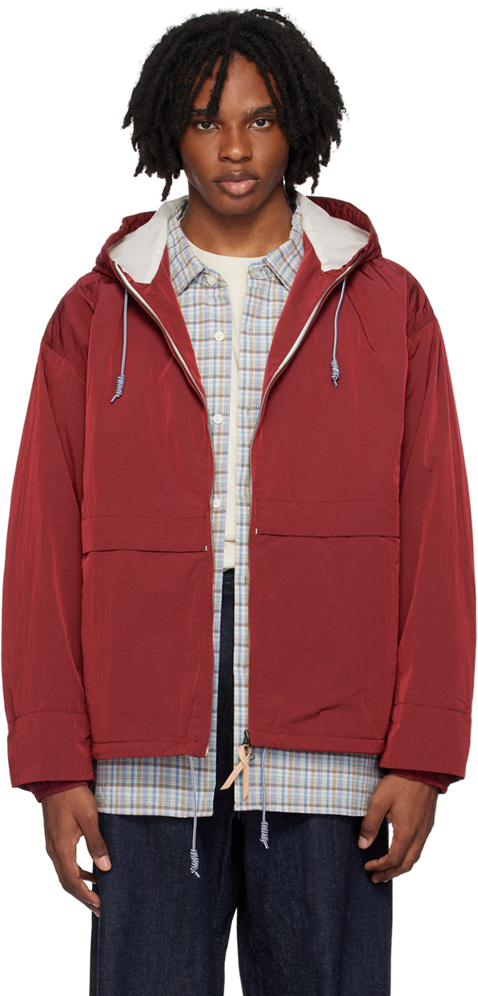 Nanamica Red Zip-up Parka In R Red