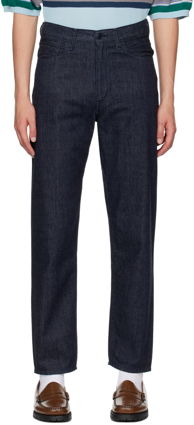 Indigo Straight-Leg Jeans