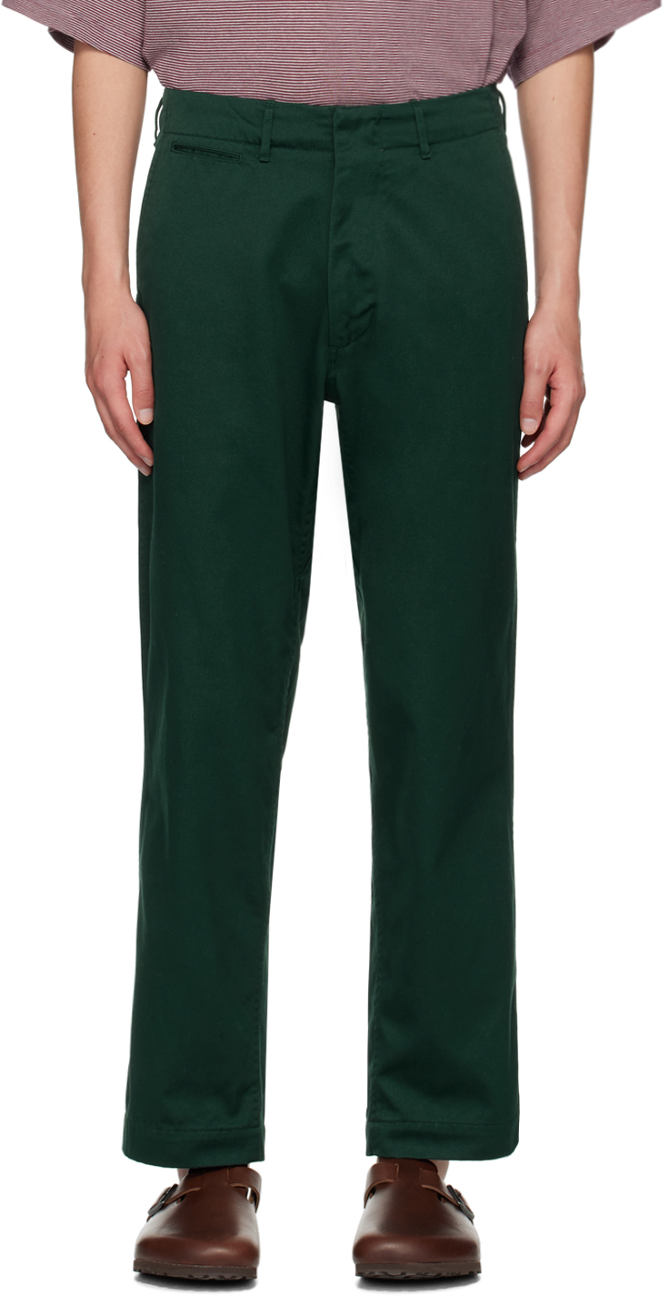 Green Wide Trousers