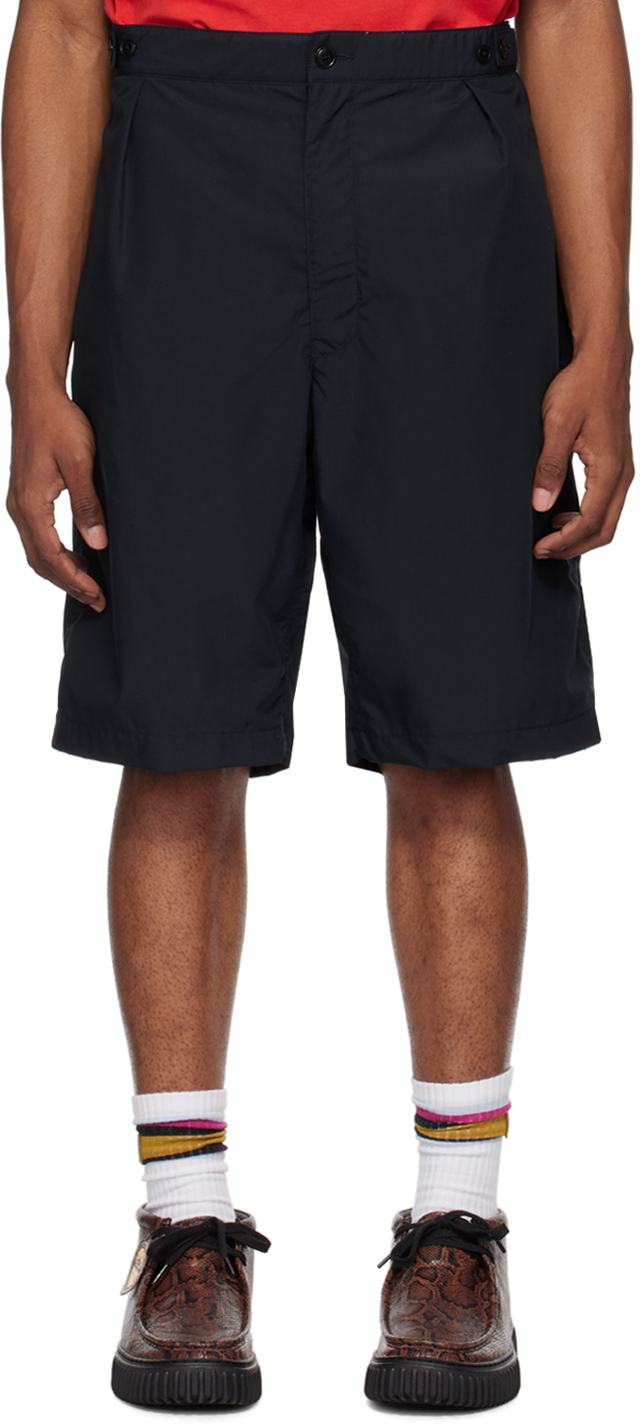 Nanamica Navy Deck Shorts In N Navy