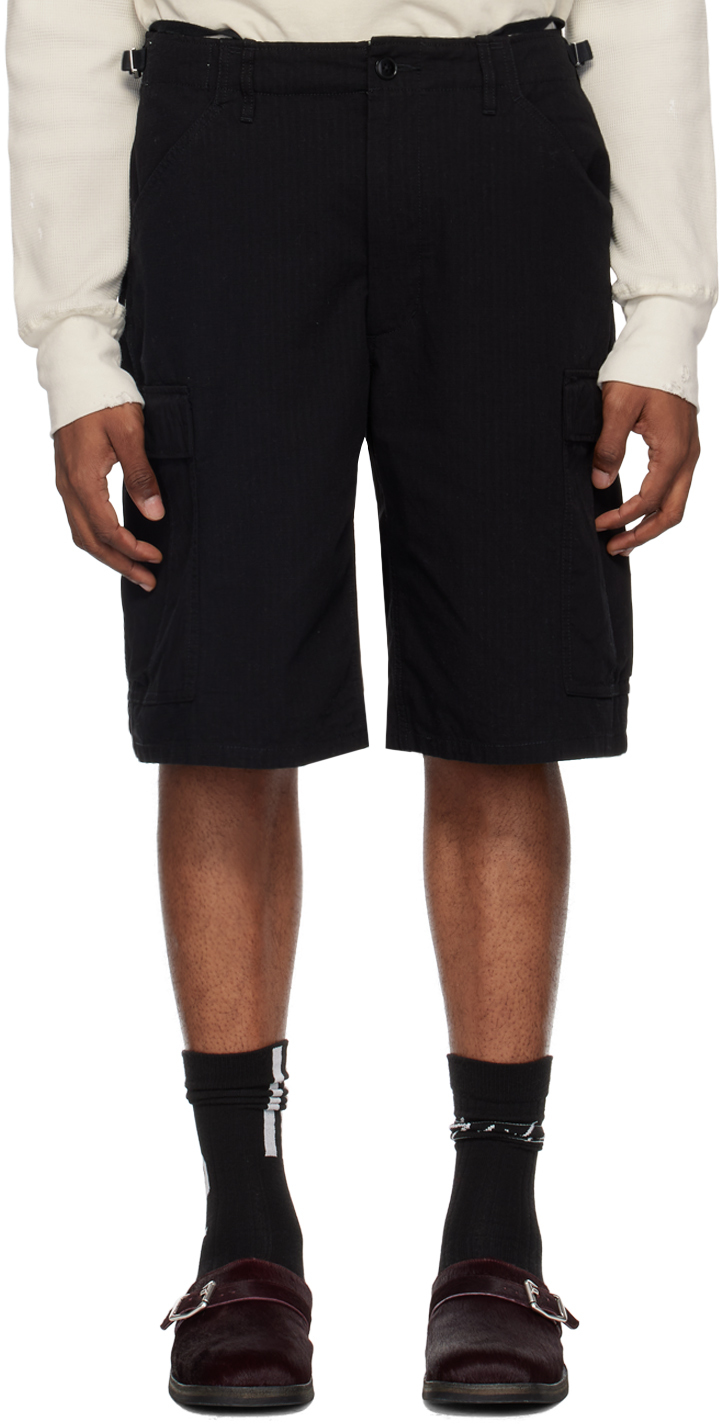 Shop Nanamica Black Cargo Shorts In K Black