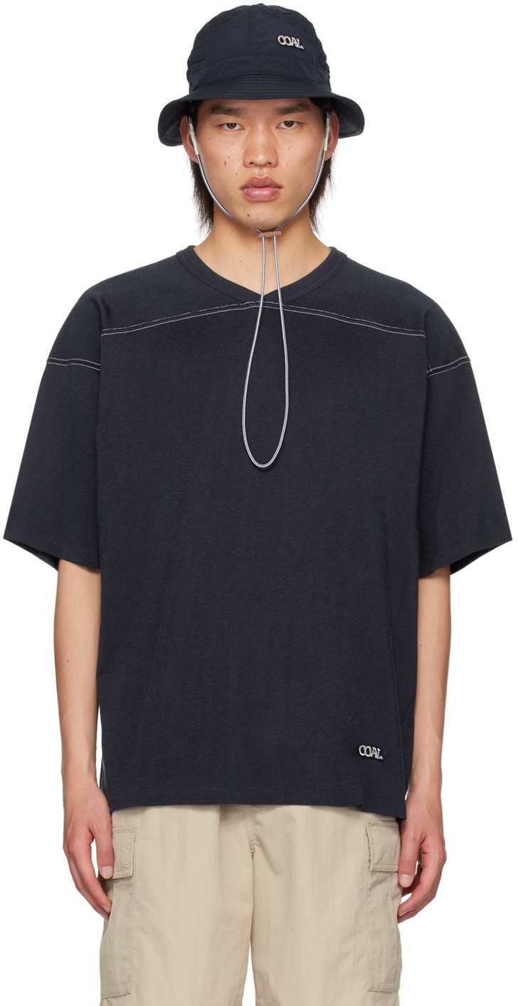 La Palma V-neck T Shirt - Midnight Navy