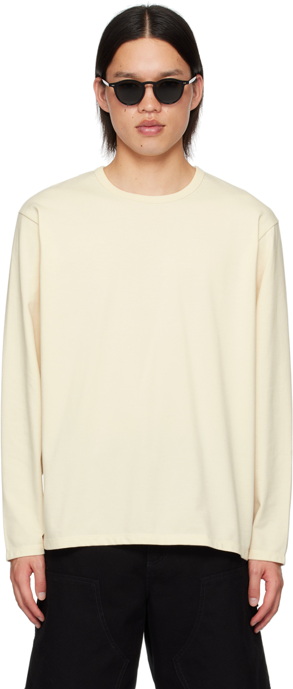 Beige COOLMAX Long Sleeve T-Shirt by nanamica on Sale