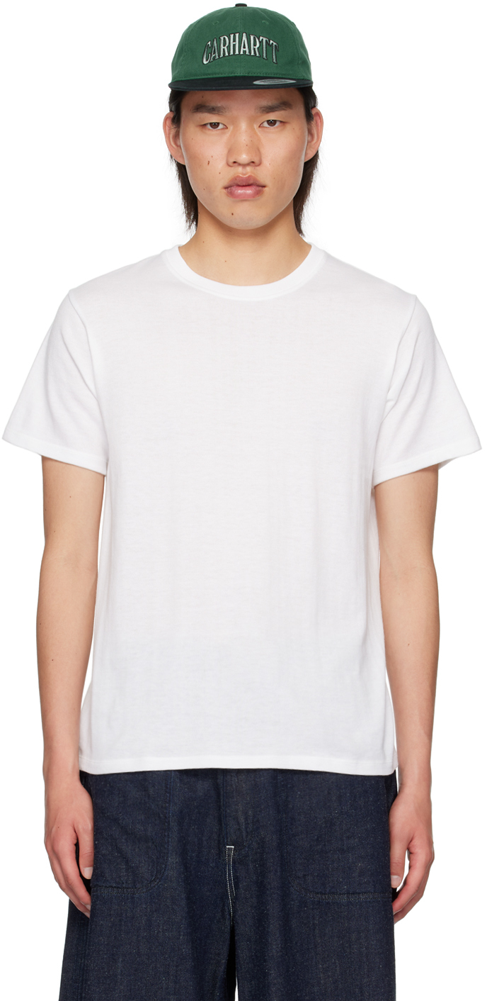 Shop Nanamica ホワイト Coolmax ループウィール Tシャツ In W White