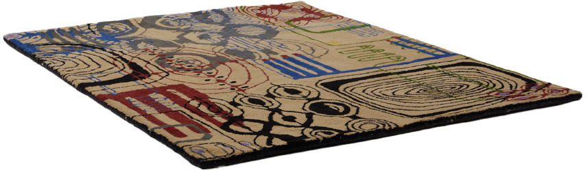 Maki Rugs Beige Entirety Rug In Cream Multi