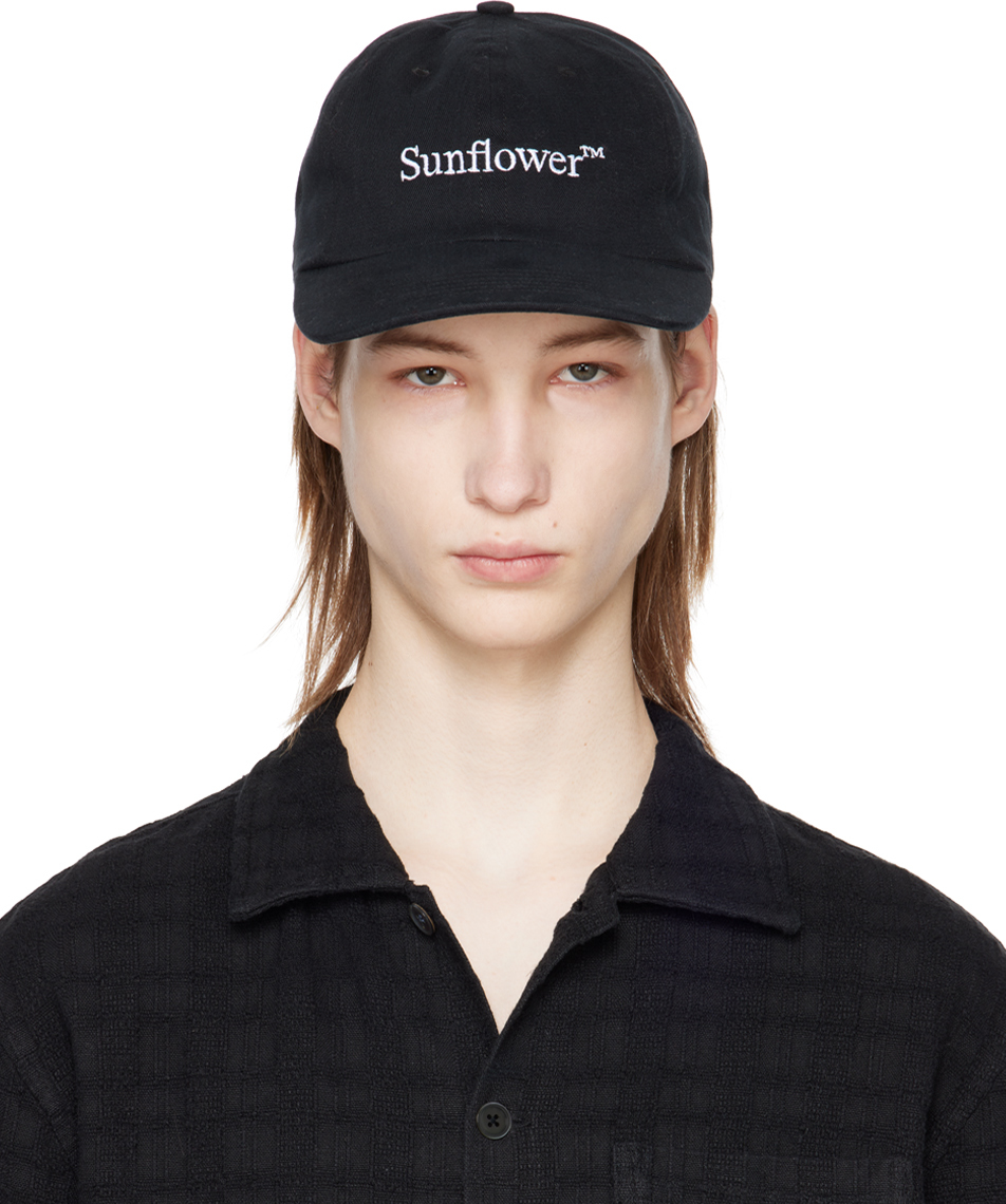 Black Dad Twill Cap By Sunflower On Sale 9855