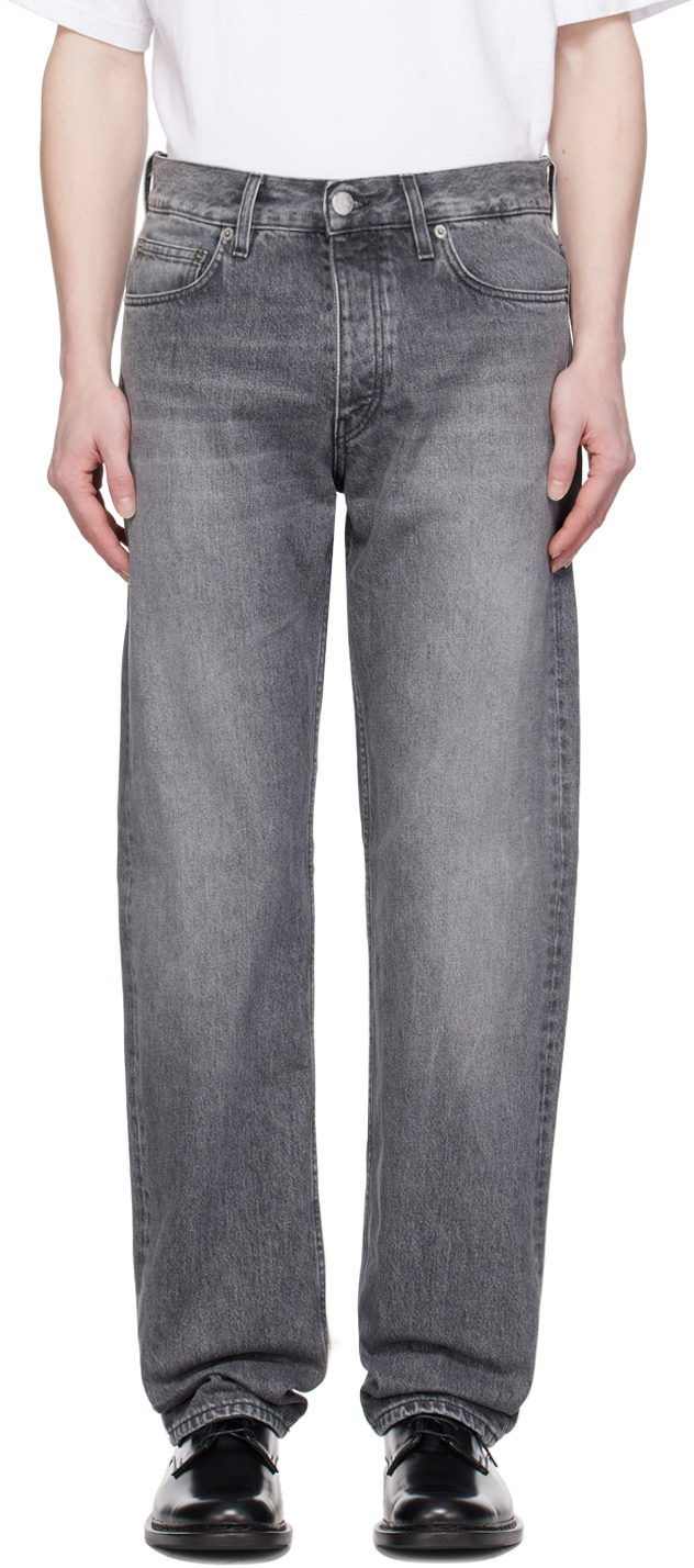 Shop Sunflower Gray Standard Jeans In 709 Black Stone