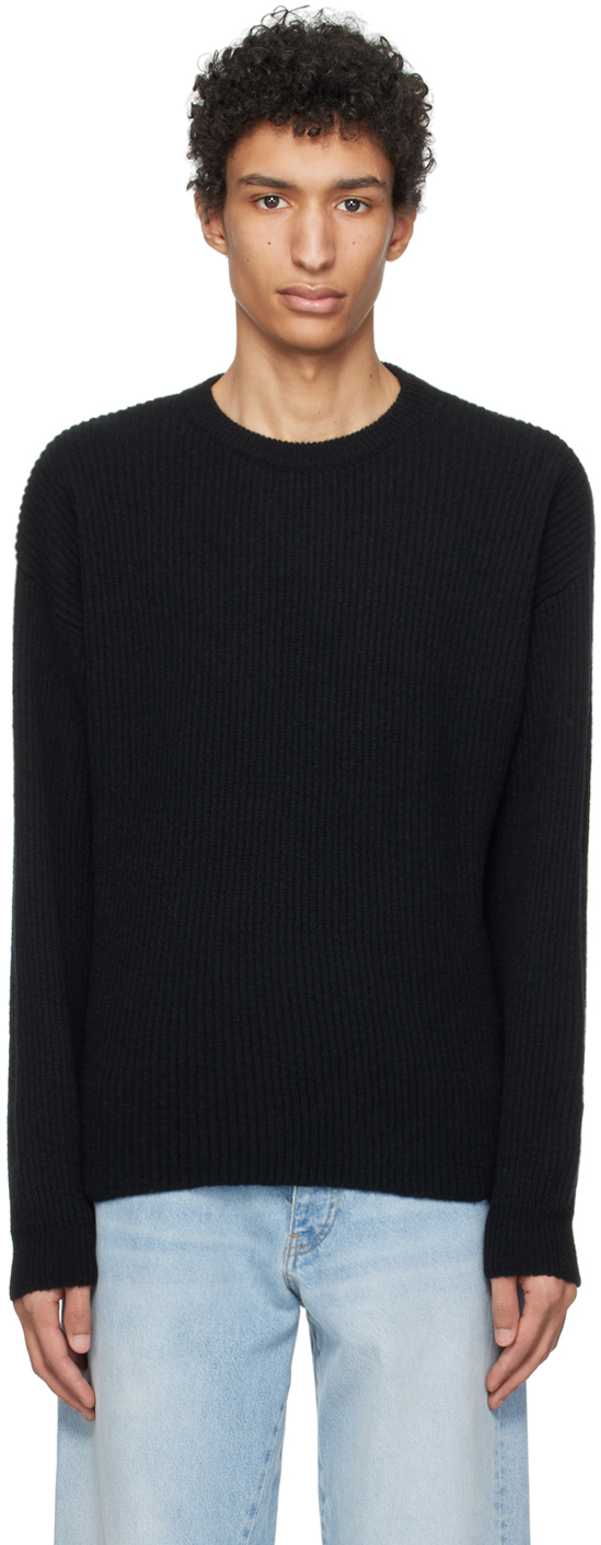 Shop Sunflower Black Air Sweater In 999 Black