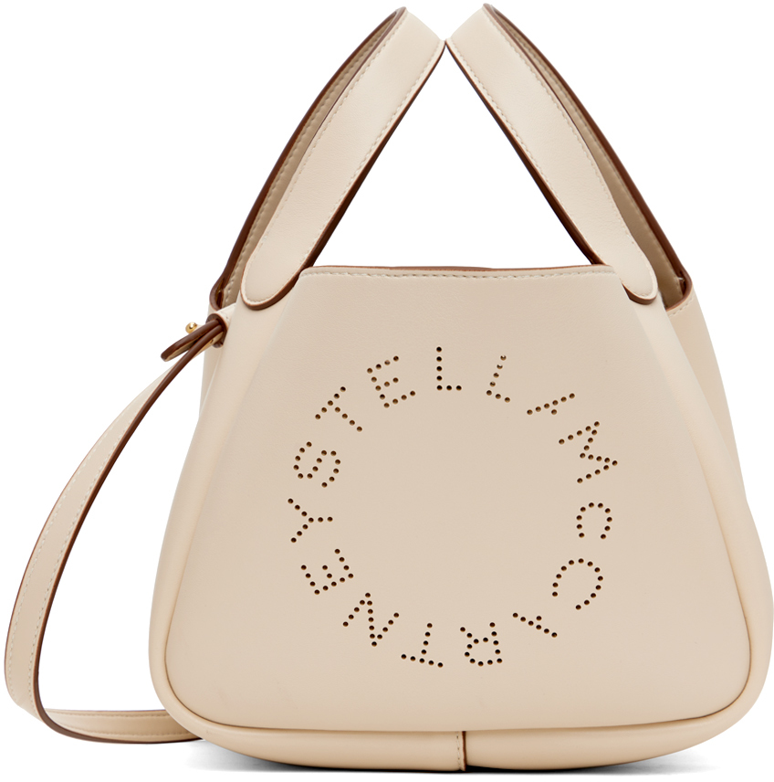 Shop Stella Mccartney Off-white Alter Mat Bucket Bag In 9000 Pure White