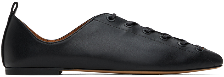 Stella McCartneyのブラック オルターマット Terra レース フラット