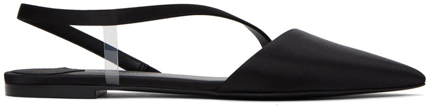 Black Iconic D'Orsay Slippers