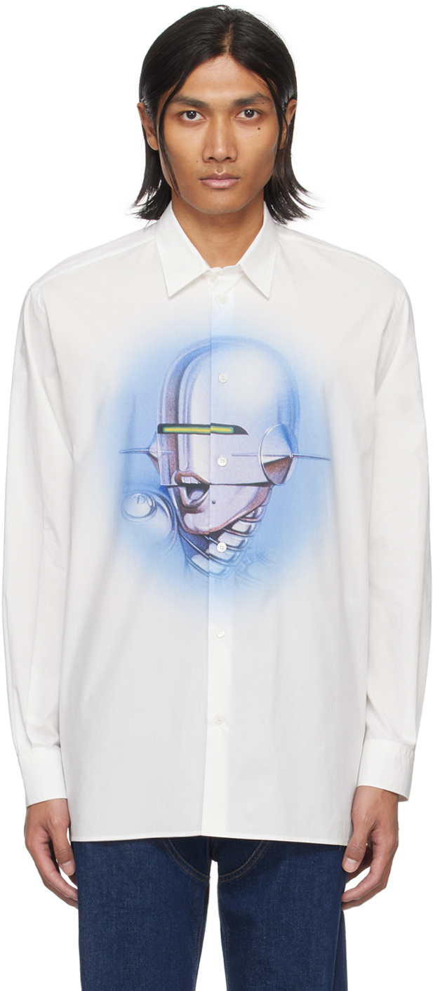 Stella McCartney White Sexy Robot Shirt