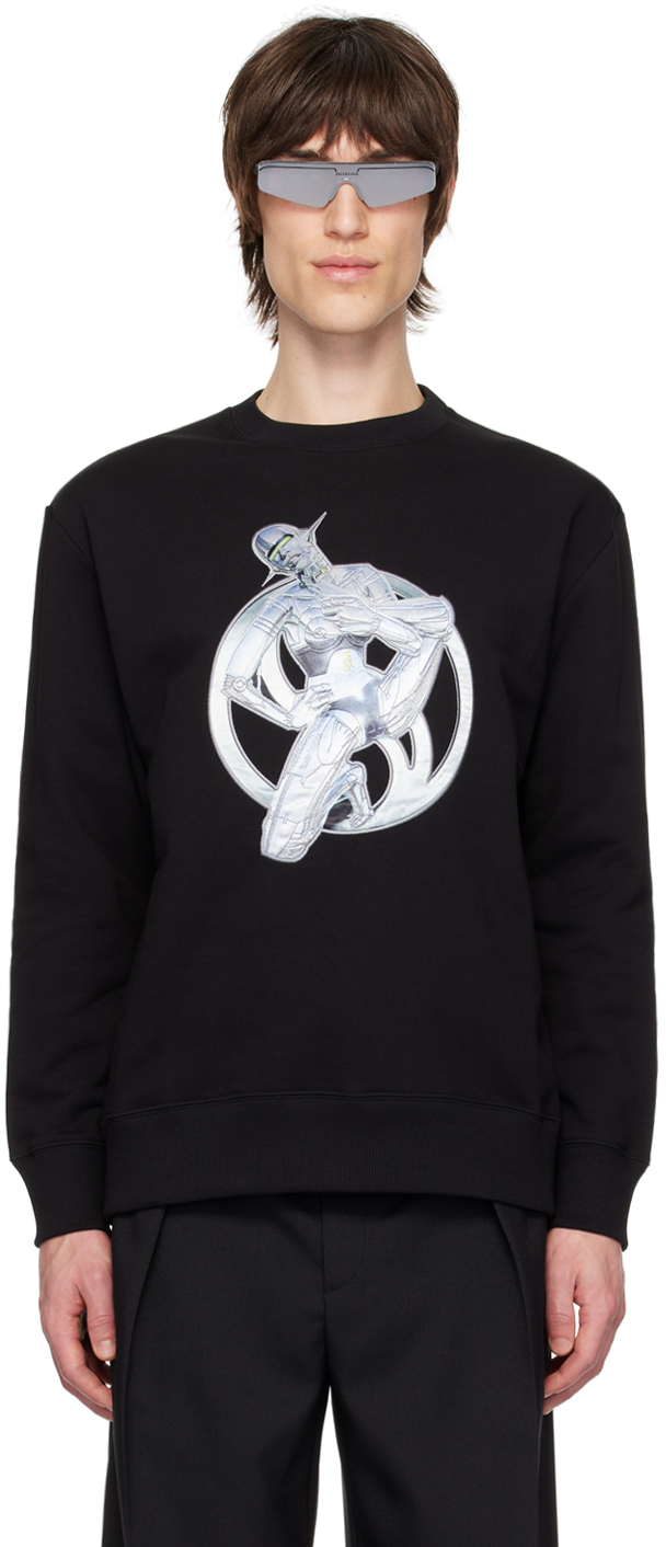 Black Patch Sweatshirt by Stella McCartney on Sale