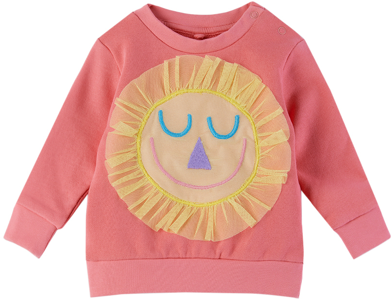Shop Stella Mccartney Baby Pink Sunshine Sweatshirt In 50d Pink