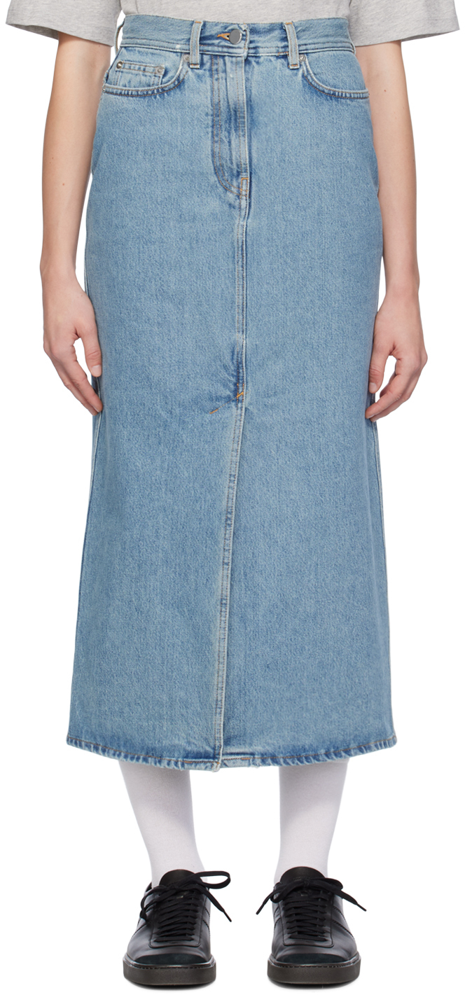 Blue Rona Denim Maxi Skirt