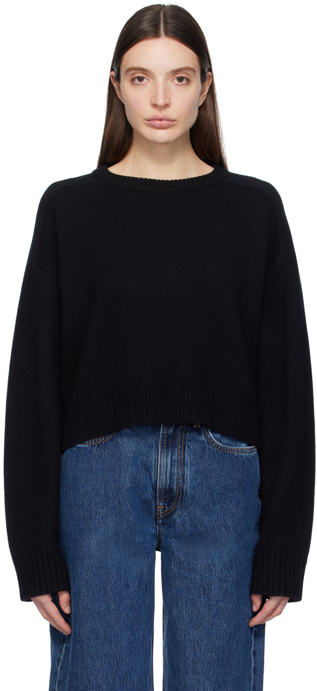 Black Bruzzi Sweater by Loulou Studio on Sale