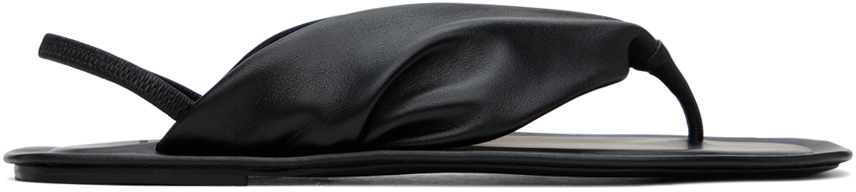 Loulou Studio Black Sahado Sandals