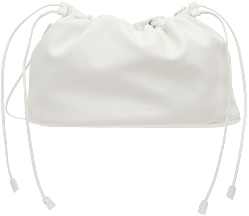 loulou studio off-white lou pouch