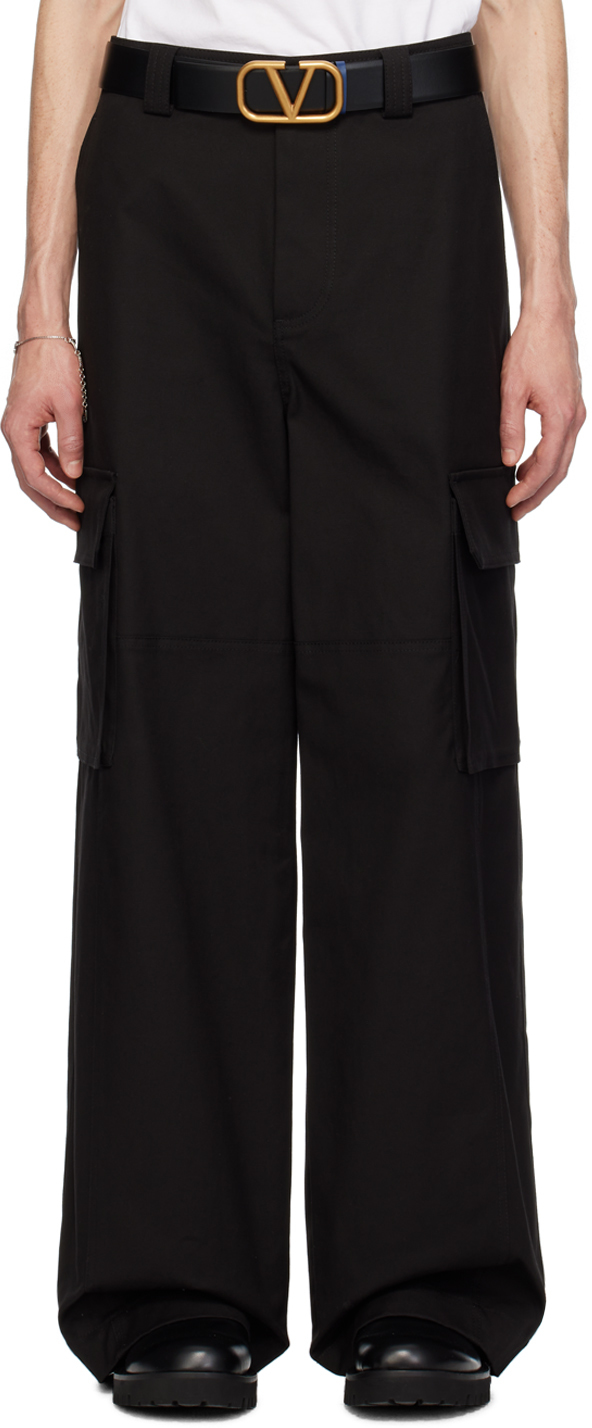 Valentino Nylon Cargo Pants with Belt Loops men - Glamood Outlet