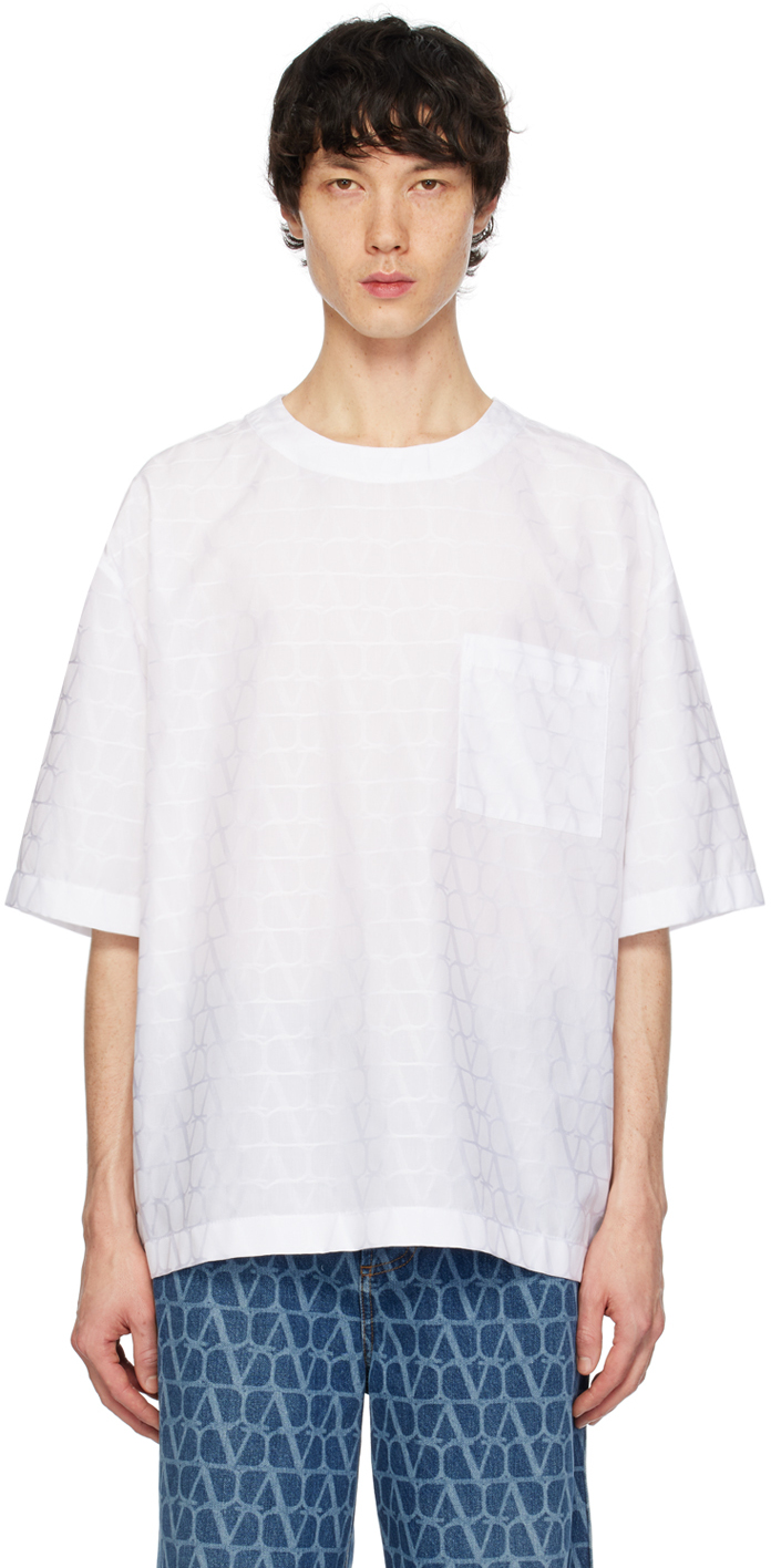 Valentino White Iconographe T-Shirt
