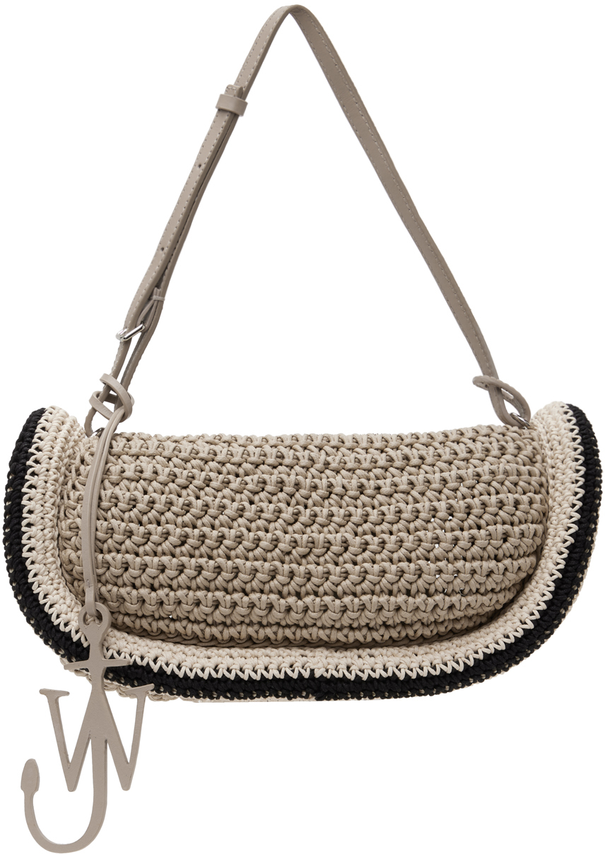 Gray Bumper15 Crochet Bag by JW Anderson on Sale