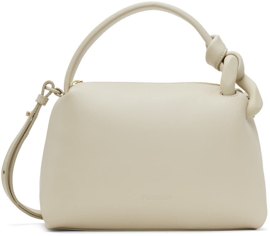 Jw Anderson Taupe Small Jwa Corner Bag In Neutral